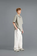 Relaxed UPF Polo Shirt - Light Khaki