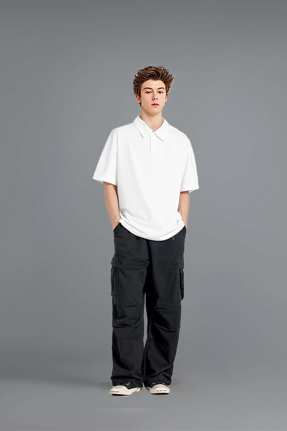Relaxed UPF Polo Shirt - Off White