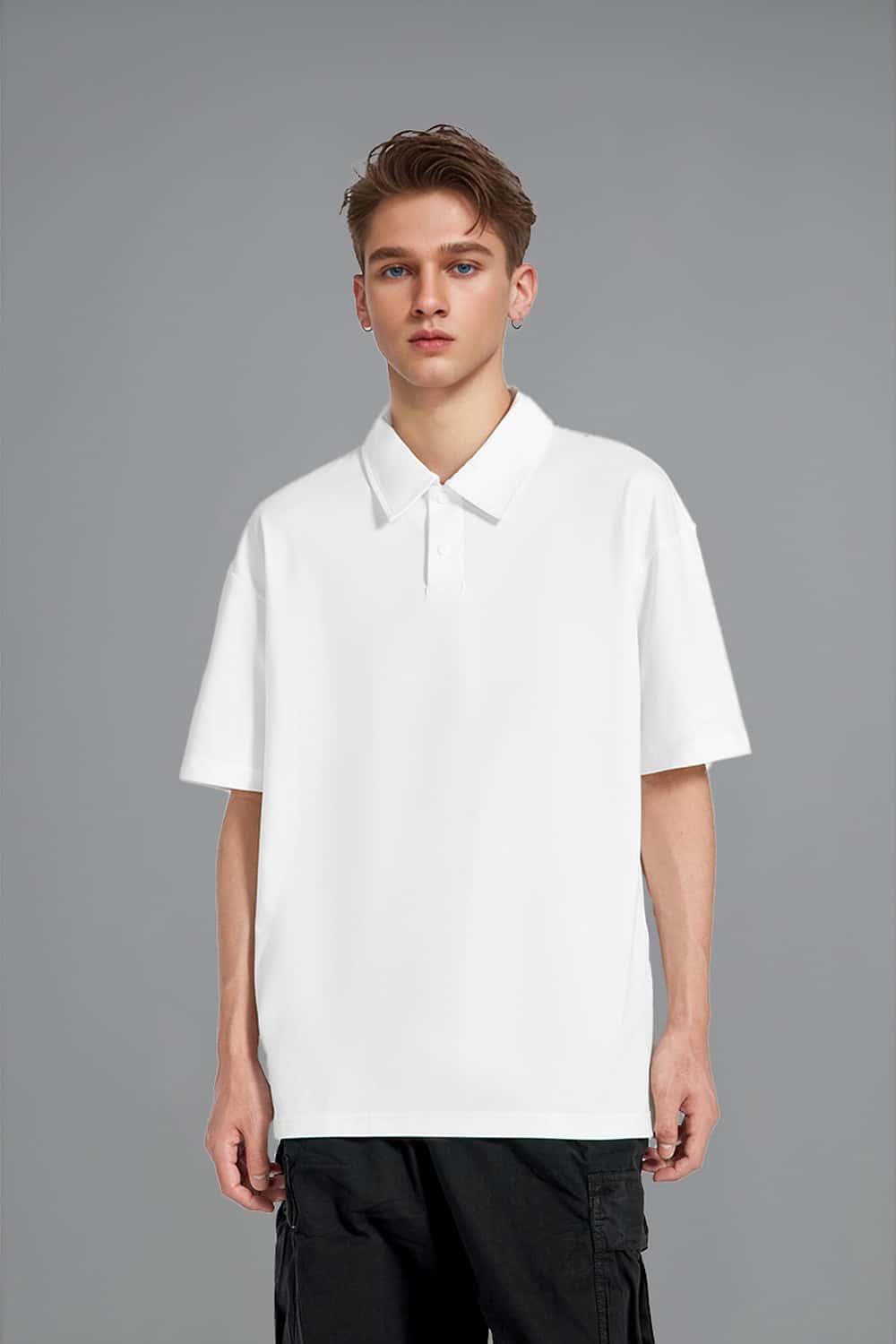 Relaxed UPF Polo Shirt - Off White