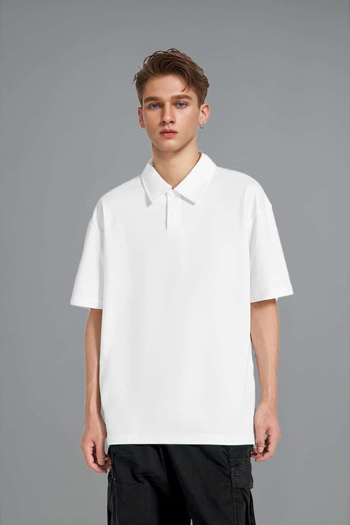Relaxed UPF Polo Shirt - Off White