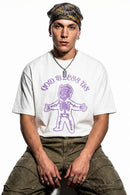 Skeleton Graphic Loose Fit T-Shirt - White