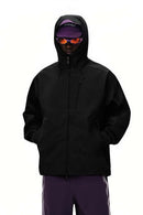Waterproof Softshell Hooded Jacket - Black