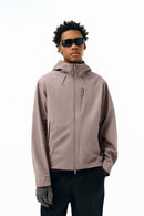Waterproof Softshell Hooded Jacket - Pale Pink