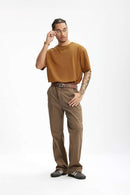 Double-Faced Relaxed T-Shirt - Yellow
