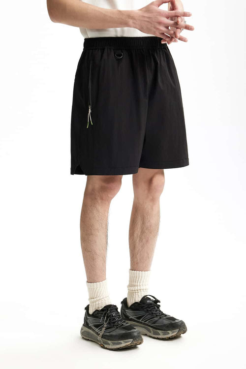 Lightweight Stretch Utility Shorts - Black