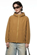 Lightweight Hooded Sun Jacket - Brown