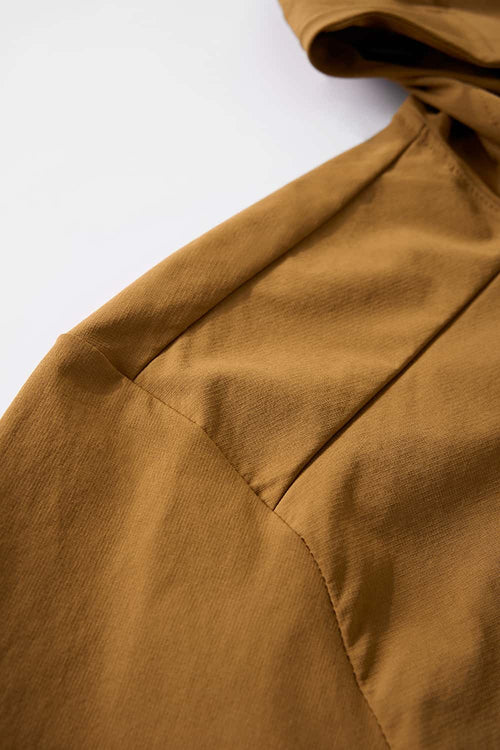 Lightweight Hooded Sun Jacket - Brown