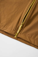 Lightweight Hooded Sun Jacket - Brown