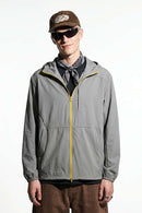 Lightweight Hooded Sun Jacket - Gray