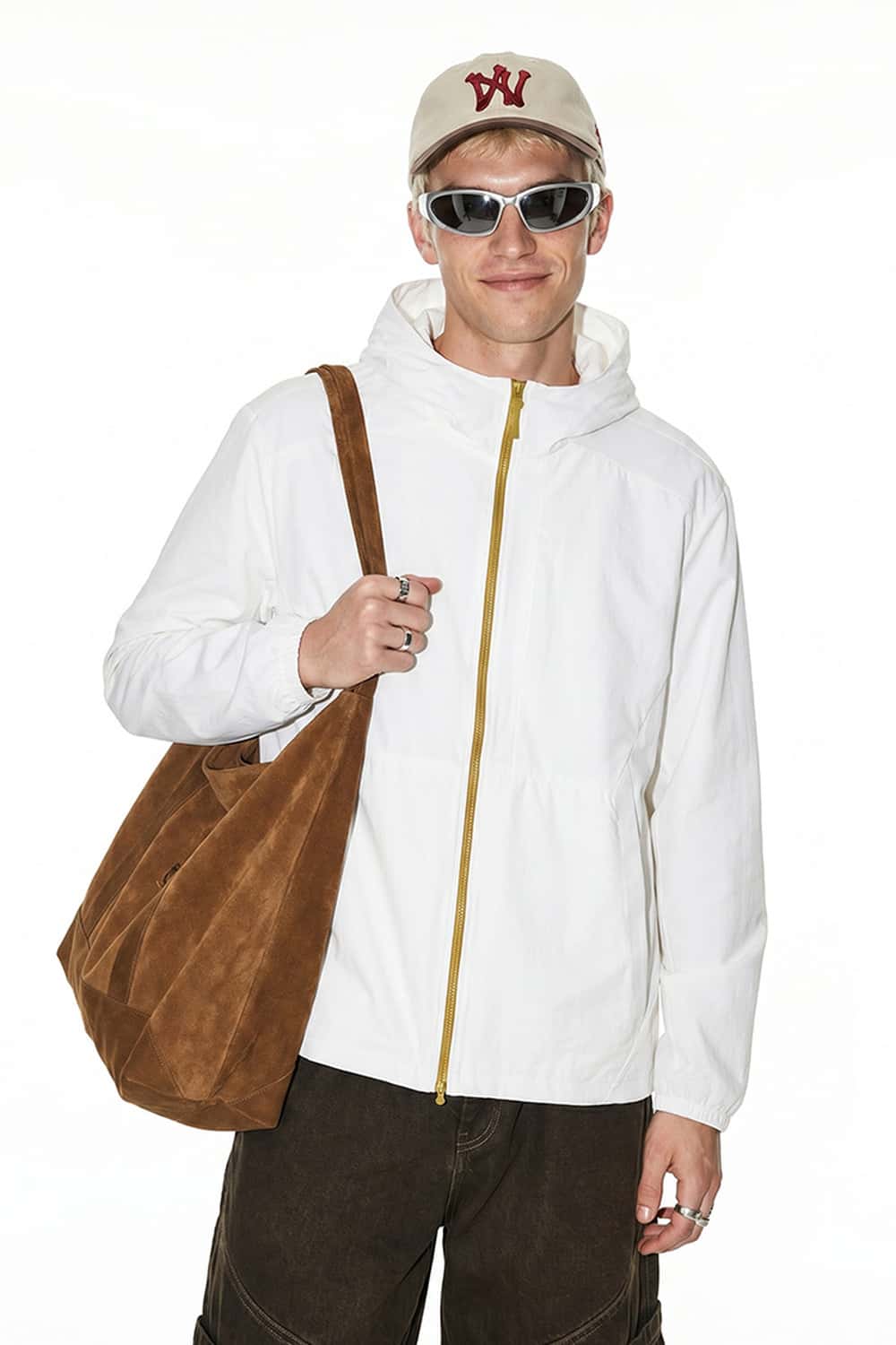 Lightweight Hooded Sun Jacket - White