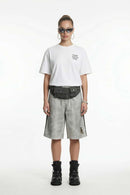 Back Graphic Cotton T-Shirt - White
