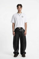 Back Graphic Cotton T-Shirt - White