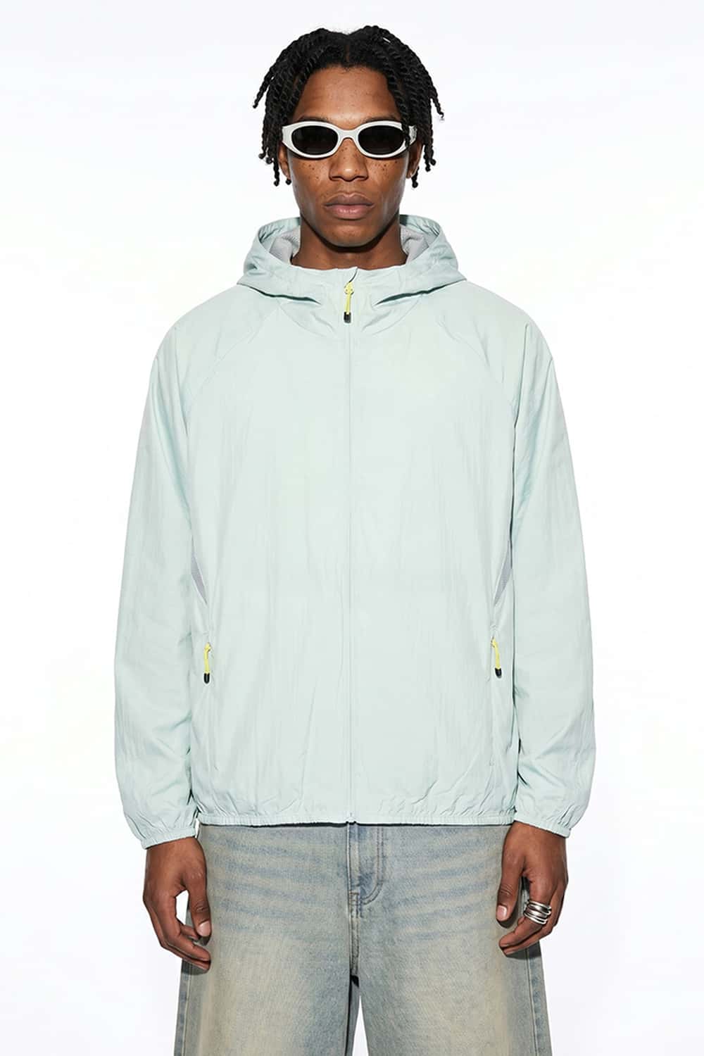 Lightweight Sun Hooded Shell Jacket - Green