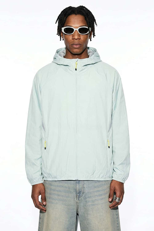 Lightweight Sun Hooded Shell Jacket - Green