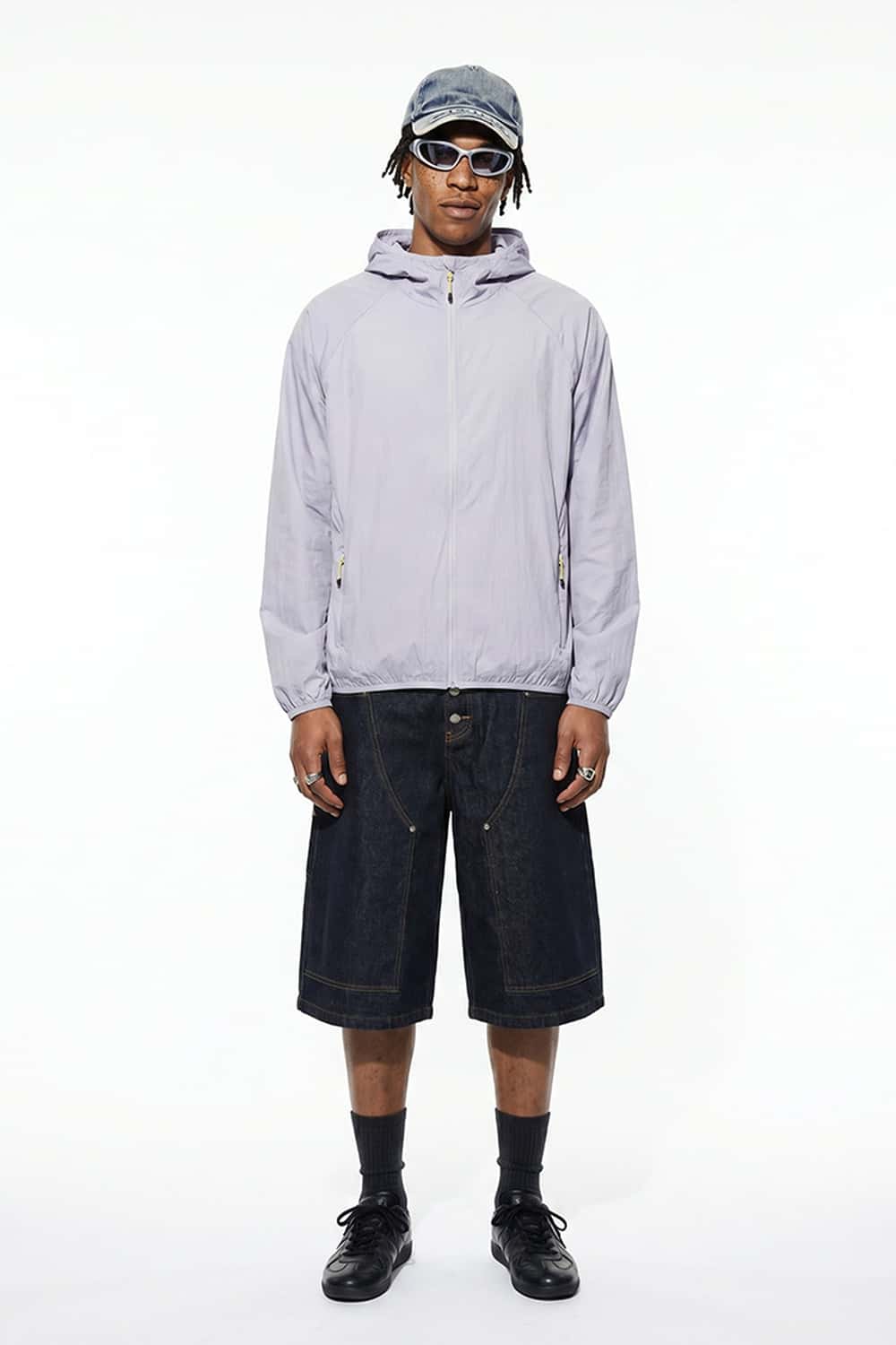 Lightweight Sun Hooded Shell Jacket - Purple