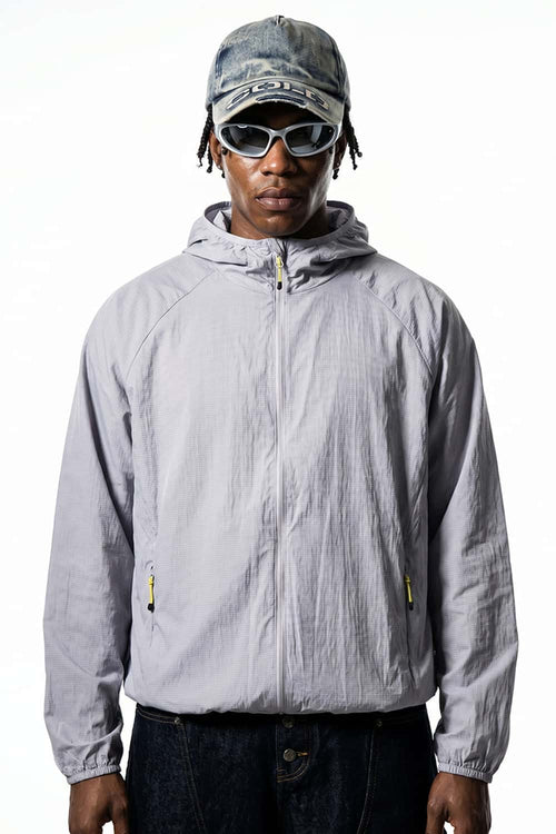 Lightweight Sun Hooded Shell Jacket - Purple