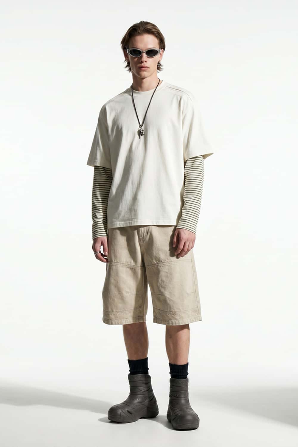 Heavyweight Structured Cotton Tee - White