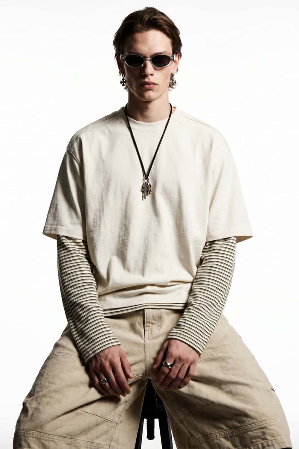 Heavyweight Structured Cotton Tee - White
