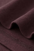 Heavyweight Chest Letter Graphic Tee - Reddish Brown