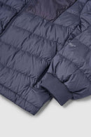 Packable Water-Repellent Hooded Puffer Jacket - Purple
