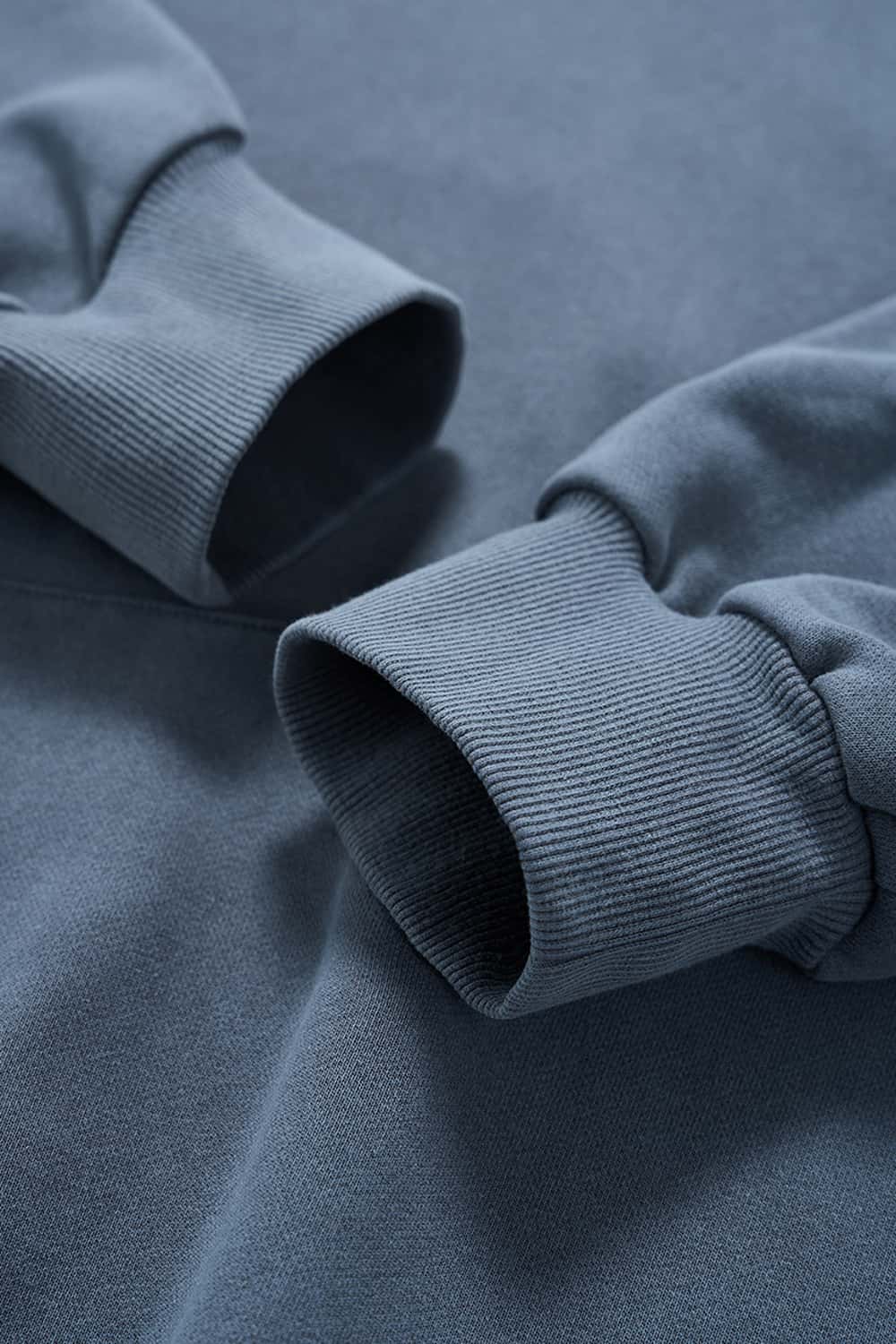 Washed Heavyweight Loose Hoodie - Baby Blue