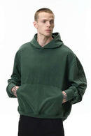 Washed Heavyweight Loose Hoodie - Fruit Green