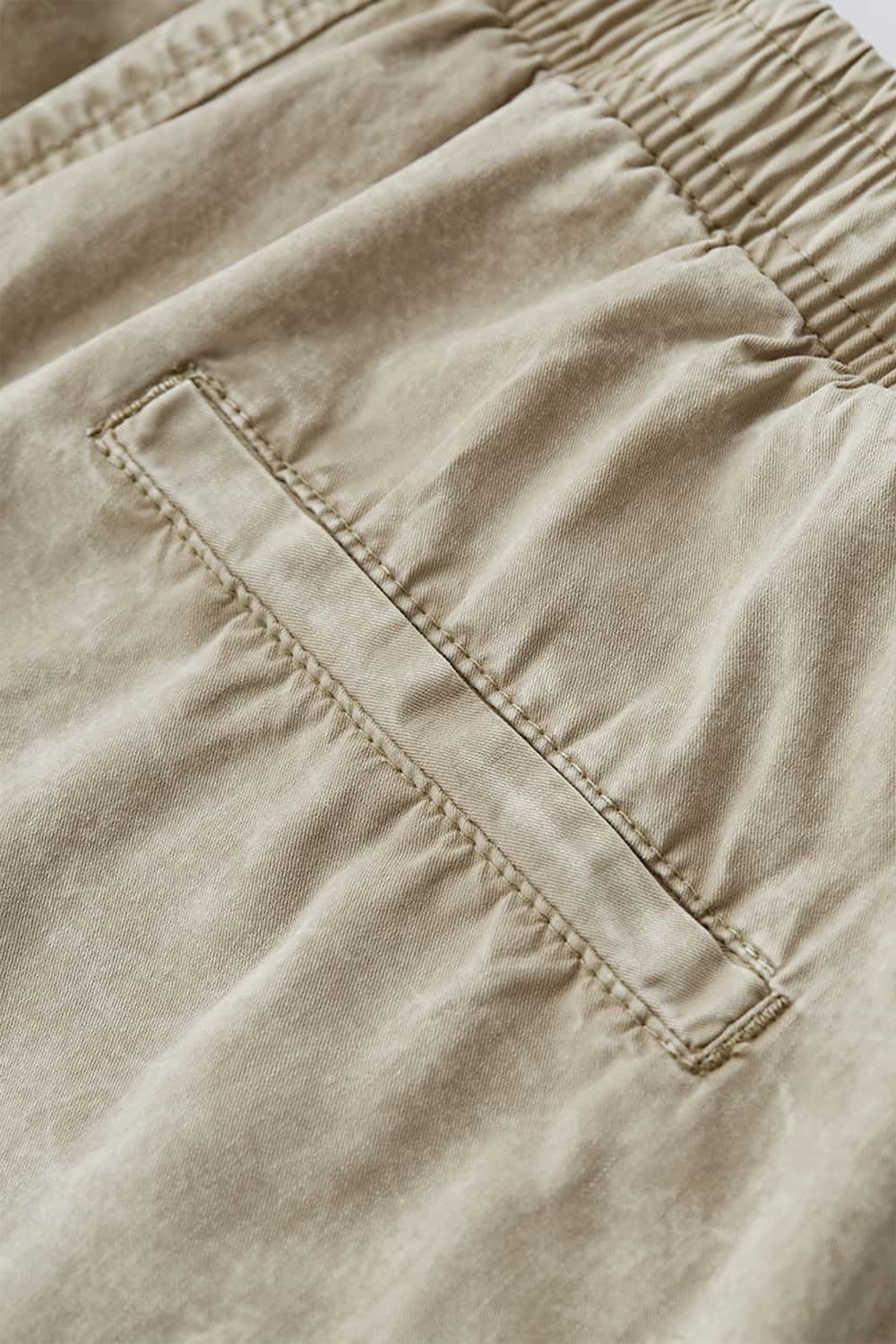 Snow-Washed Utility Jogger Pants - Khaki