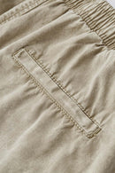 Snow-Washed Utility Jogger Pants - Khaki