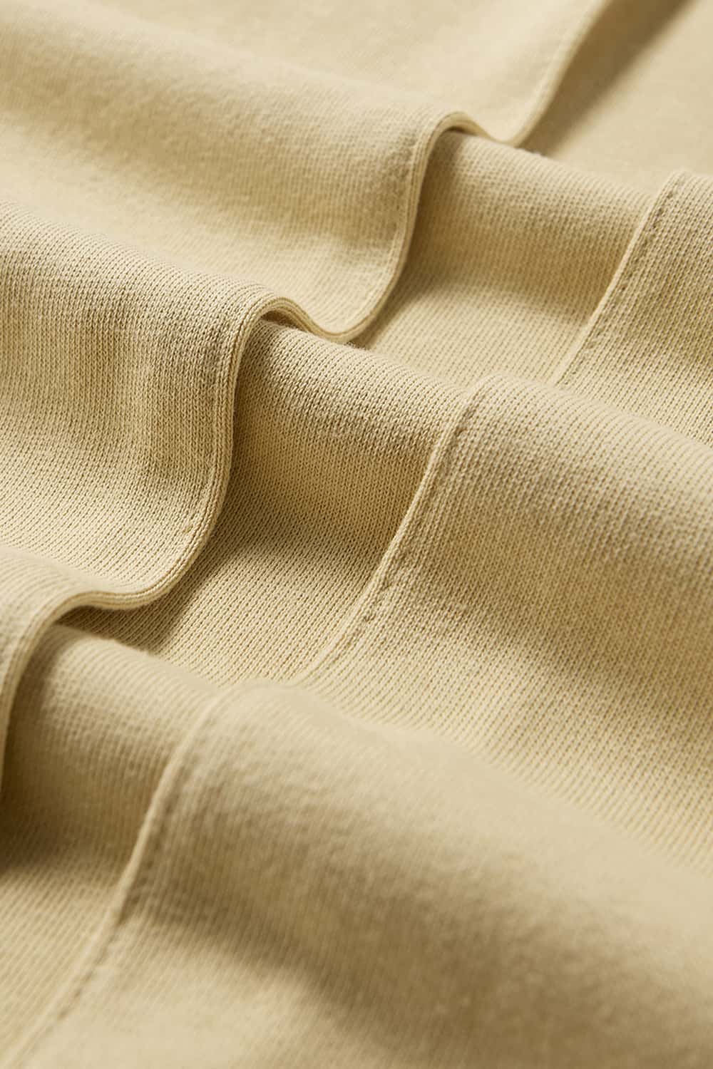 Pleated Wide-Leg Sweatpants - Khaki