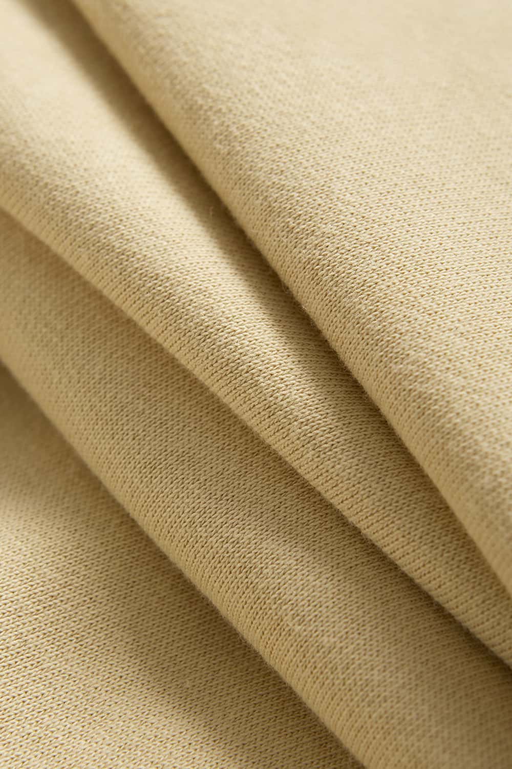 Pleated Wide-Leg Sweatpants - Khaki