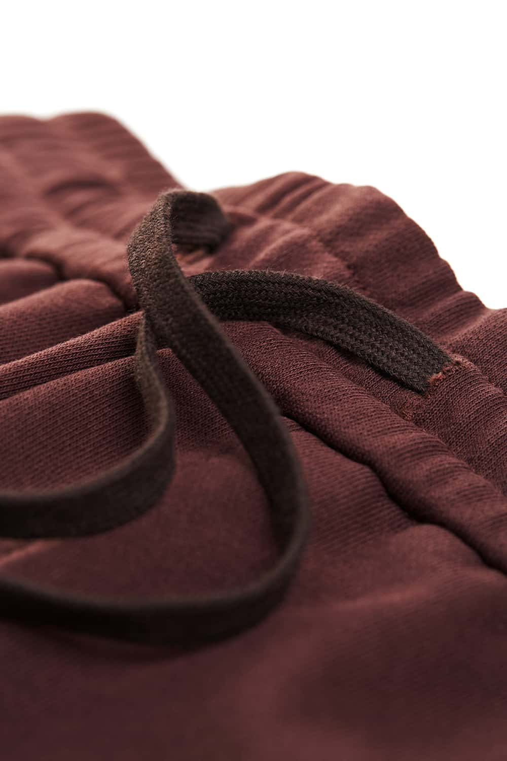Heavyweight Curved-Seam Wide-Leg Sweatpants - Red