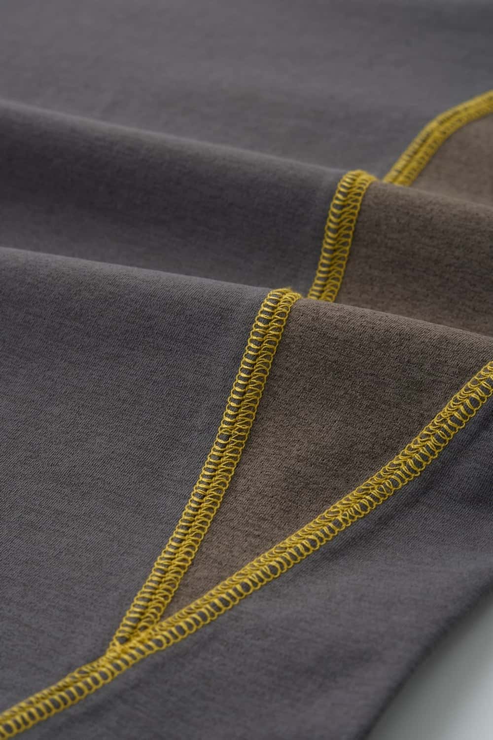 Sun-Protective Graphic T-Shirt with Raglan Sleeves in Cement Ash - product detail close-up