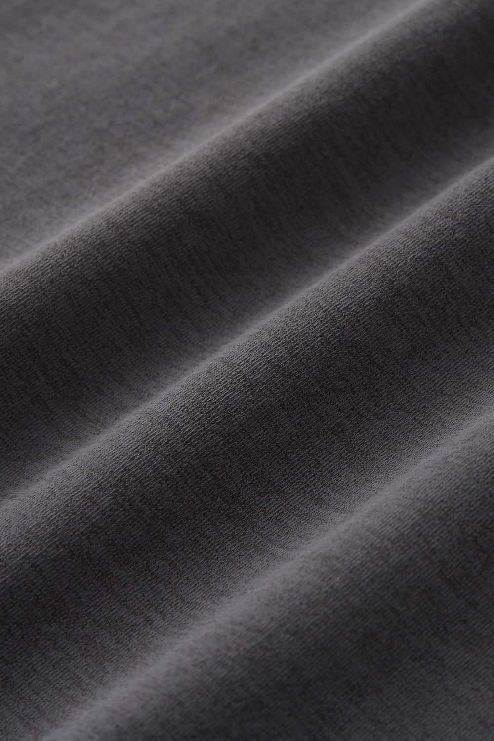 Sun-Protective Graphic T-Shirt with Raglan Sleeves in Cement Ash - fabric texture close-up