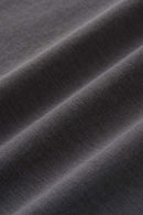 Sun-Protective Graphic T-Shirt with Raglan Sleeves in Cement Ash - fabric texture close-up