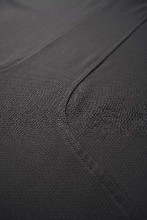 Moisture-Absorbing Quick-Drying Panelled T-Shirt in Gray - product detail close-up