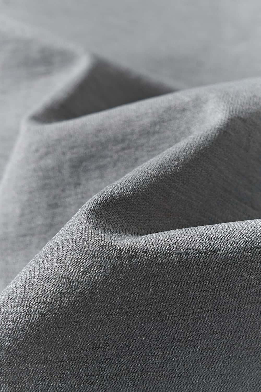Water-Reveal Slow Down Graphic T-Shirt in Stone Gray - fabric texture close-up