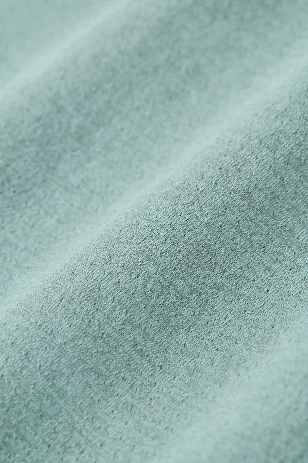 Cool-Touch Sun-Protective Graphic T-Shirt in Green - fabric texture close-up