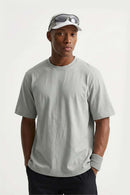 COOLMAX Quick-Drying T-Shirt in Grayish White - front modeled view