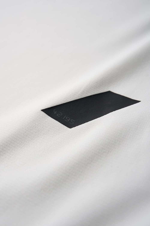 Moisture-Wicking Panelled Performance T-Shirt in White - graphic detail
