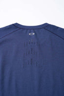 Reflective Perforated Performance T-Shirt in Royal Blue - product detail close-up