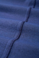 Reflective Perforated Performance T-Shirt in Royal Blue - seam and stitching detail