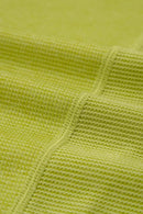 Reflective COOLMAX T-Shirt in Green - fabric texture close-up