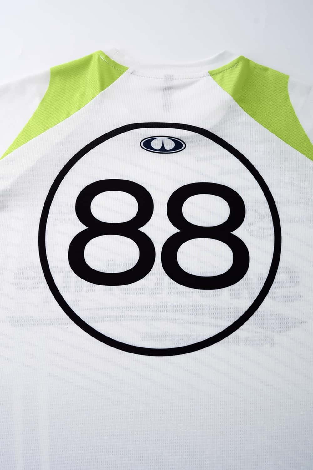 Quick-Drying 88 Graphic Sports T-Shirt in Grayish Blue - product detail close-up