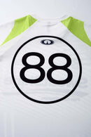 Quick-Drying 88 Graphic Sports T-Shirt in Grayish Blue - product detail close-up