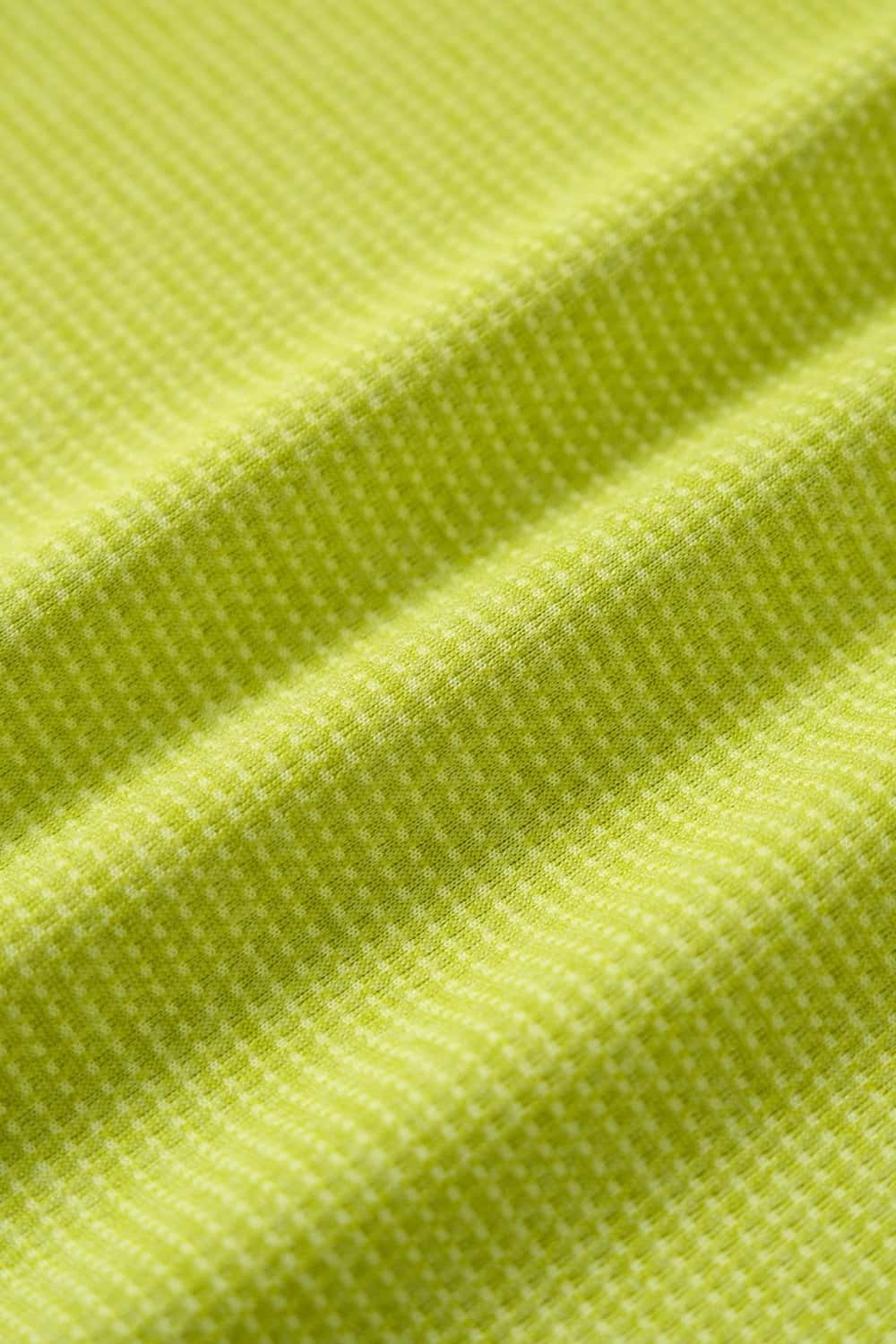 COOLMAX Cool-Touch T-Shirt in Green - fabric texture close-up