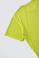COOLMAX Cool-Touch T-Shirt in Green - product detail close-up