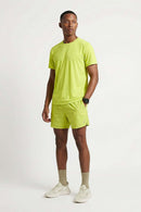 COOLMAX Cool-Touch T-Shirt in Green - full-length front modeled view