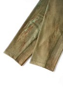 Relaxed Mottled-Print Long-Sleeve Top in Sand Stone - flat lay product detail