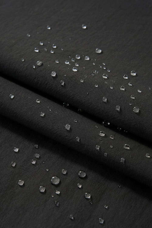 Adjustable-Hem Wide-Leg Cargo Pants in Gray - fabric texture close-up