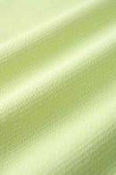 Trail-Running T-Shirt with Back Storage in Fluorescent Green - fabric texture close-up